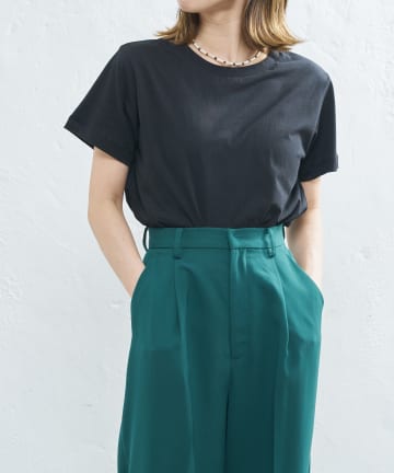 オーガニックコットンクルーTシャツ