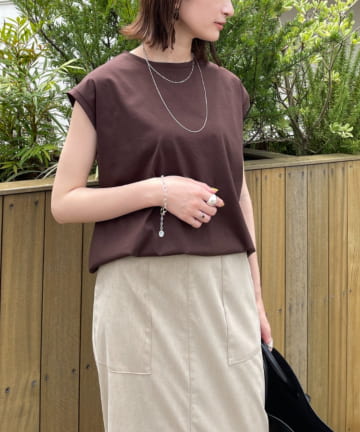 シルケットフレンチTシャツ