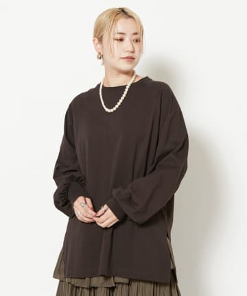 度詰めラグランBIGシャツ