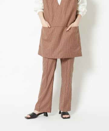 センタータックフレアパンツ/セットアップ着用可能