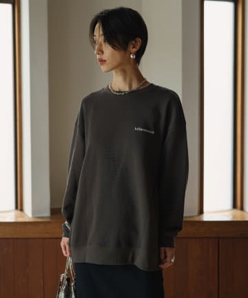 スウェットロゴプルオーバー