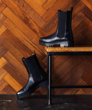 【CORSO ROMA,9/コルソローマ】サイドゴアミドルブーツ