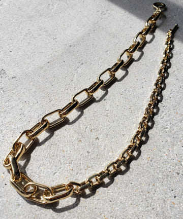 【チェーンがおしゃれ・フィリップオーディベール】ペランダブルネックレス