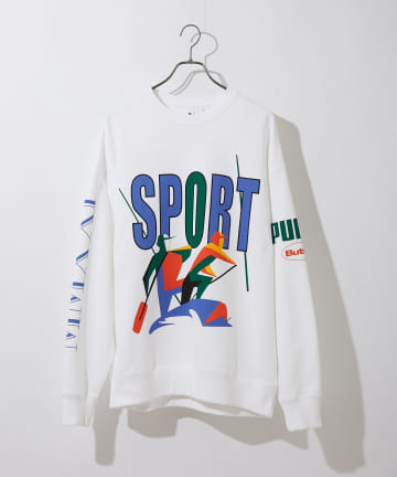 【PUMA x BUTTER GOODS】クルーネックスウェット