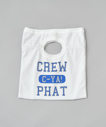 OUTLET(アウトレット) 【Ciaopanic】メッシュ切替カレッジプリントTシャツリメイク風トートバッグ