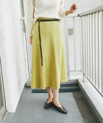 【パルクロ限定】コーデュロイライクAラインスカート