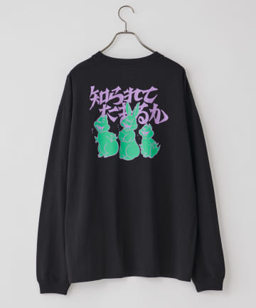 【DUNNO/ダノウ】別注 Sakazen 3 rabbits L/S TEE