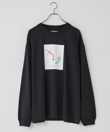 【DUNNO/ダノウ】別注 Gomez baloon Crew L/S TEE