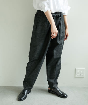 【CASA】ブラックワイドデニム
