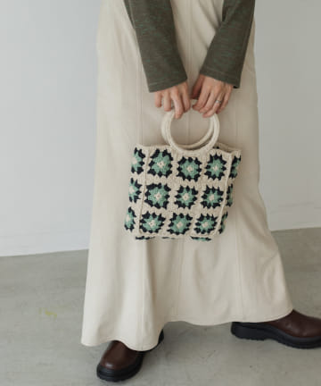 パッチワークハンドクロシェBAG