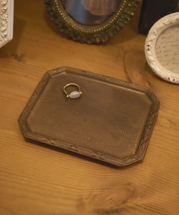 【champêtre shabby】アンティークトレイ