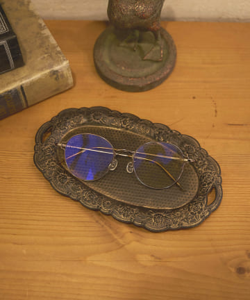 【champêtre shabby】アンティークトレイオーバル