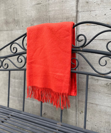 un dix cors(アンディコール) 【ストール巻き方動画付き】ウール無地ストール