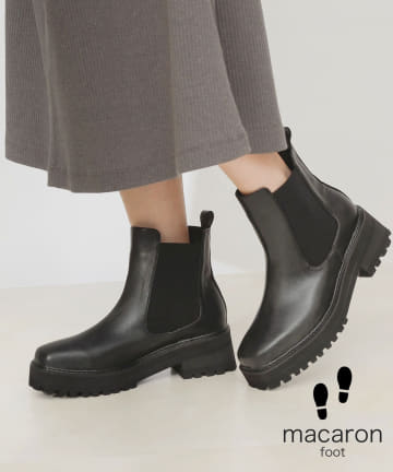 【マカロンFoot】チェルシーショートブーツ/サイドゴアブーツ