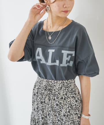 OUTLET(アウトレット) 【who's who Chico】YALEロゴプリントラグビーTシャツ