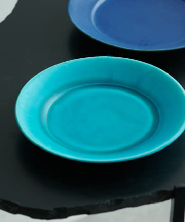 【EIJI MIYAKI】ラウンドプレートS / NILE BLUE