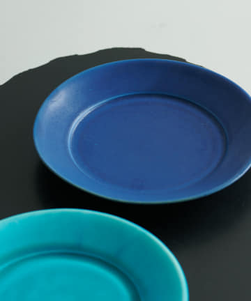 【EIJI MIYAKI】ラウンドプレートS / INDIGO