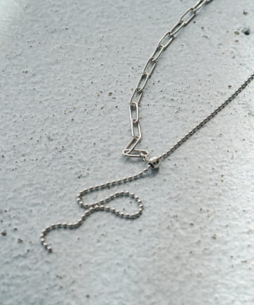 【GALENA/ガレナ】スライドコンビチェーンネックレス