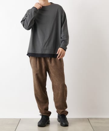 レイヤードロングスリーブTシャツ