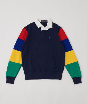 LONG SLEEVE POCKET RUGBY SWEAT