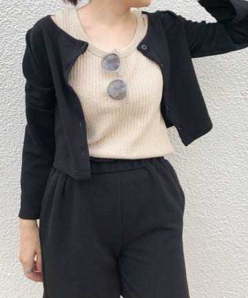 OUTLET(アウトレット) 【CIAOPANIC TYPY】【OSORO】ジャガードラッシュカーデ