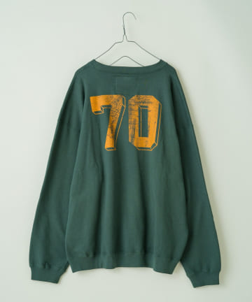 【WHIMSIC】U.S COTTON LOGO SWEAT CREW