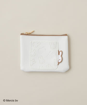 natural couture(ナチュラルクチュール) Ｐｏｃｋｅｔ　ｍｉｆｆｙ　ミニフラットポーチ