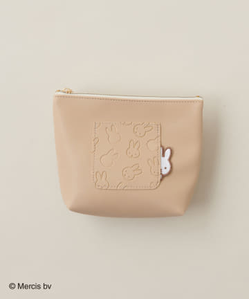 natural couture(ナチュラルクチュール) Ｐｏｃｋｅｔ　ｍｉｆｆｙ　台形ポーチ