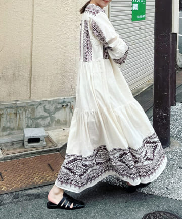 Kastane(カスタネ) ラーニー刺繍ドレス