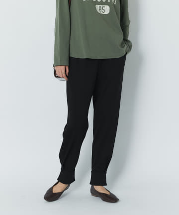 【快適な履き心地】裾スリットイージージョガーパンツ