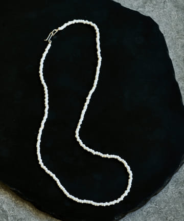 Whim Gazette(ウィム ガゼット) 【Folk/N】Beadsネックレス85cm