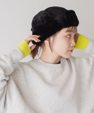 【WHIMSIC】MOUTON FLIGHT CAP