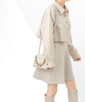 【WEB・一部店舗限定】クロップドシャツ(セットアップ対応)