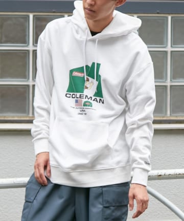 【Coleman×CIAOPANIC】TENT MAN プリントTEE