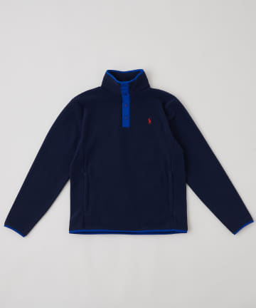 MOCK NECK PULL OVER FLEECE