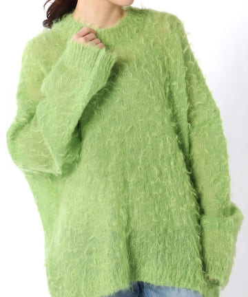 【ROBERTO COLLINA/ロベルトコリーナ】 カラーモヘアニット