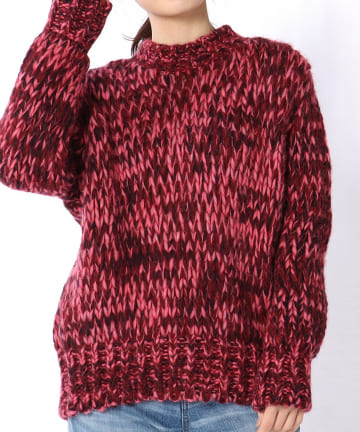 【ROBERTO COLLINA/ロベルトコリーナ】 ミックスヤーンニット