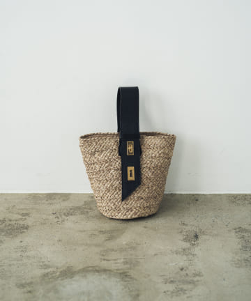 【VIOLADORO/ヴィオラドーロ】 ラフィアブレードワンハンドルBAG