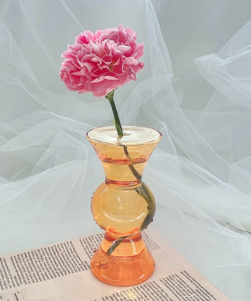 Lattice(ラティス) 1輪挿しのガラス花瓶