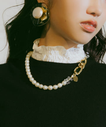 【COZスタイル・様々な変化・HUI】3WAY PEARL ネックレス