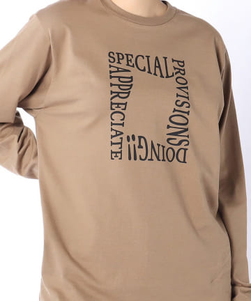 【+81BRANCA/ハチイチブランカ】別注ロゴカットソー