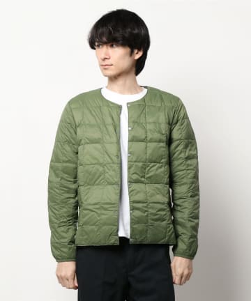 【TAION/タイオン】CREWNECK BUTTON DOWN JKT