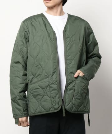 【TAION/タイオン】MILITARY ZIP V NECK DOWN JKT