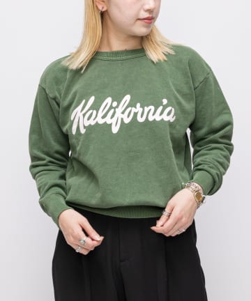 KALIFORNIA SWEAT/ロゴスウェット