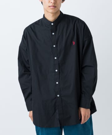 【U.S. POLO ASSN. 】別注ブロードバンドカラービッグシャツ