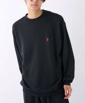 【U.S. POLO ASSN./ユーエスポロアッスン】クルーネックスウェット
