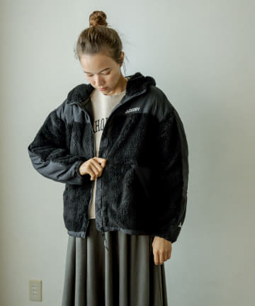 【GERRY】BOA HALF HOODIE/ボアハーフフーディー
