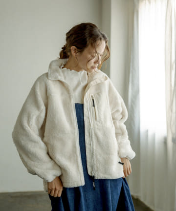 【WEB限定】BOA HARF JACKET/ボアハーフジャケット
