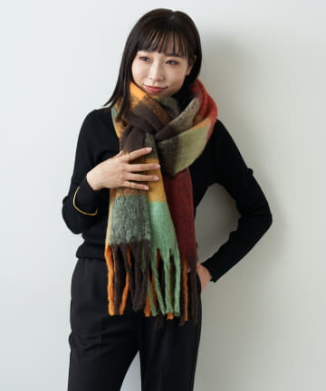 【odore/オドル】チェックストール