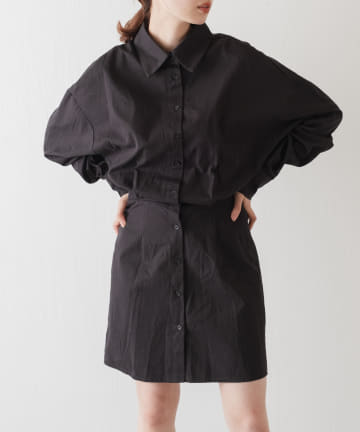 【GHOSPELL】CabonMiniShirtDress